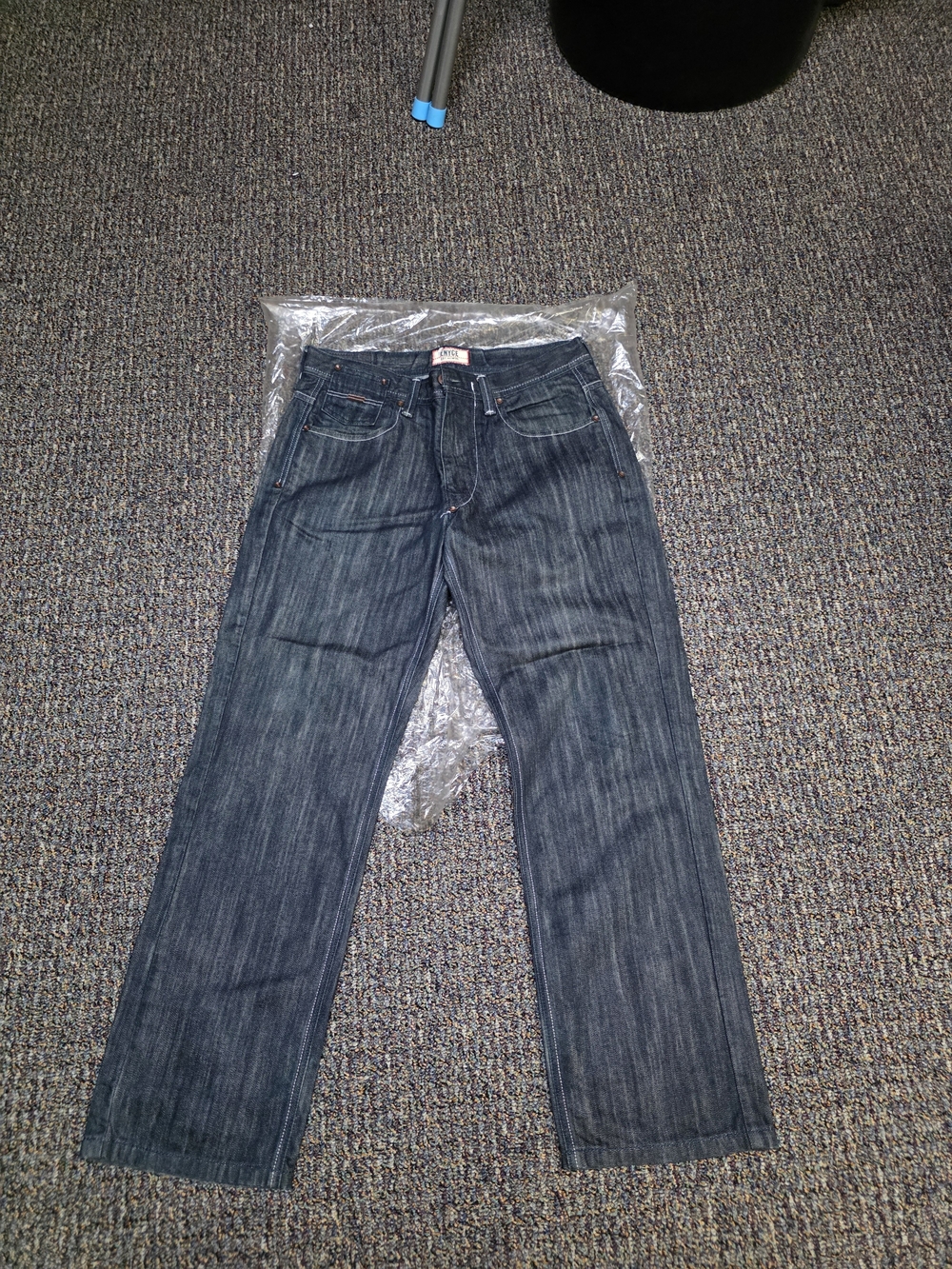 Enyce Men's Straight Jeans in Indigo Stripe Wash